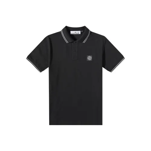 Stone Island Мужская черная поло