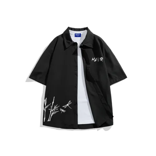 HAVR Короткий рукав рубашка унисекс