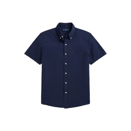 Polo Ralph Lauren SS23 Рубашка Мужская Темно-синяя