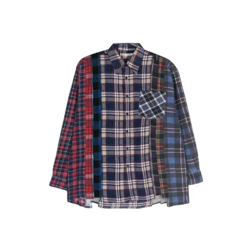 Needles Синий Мужская Рубашка