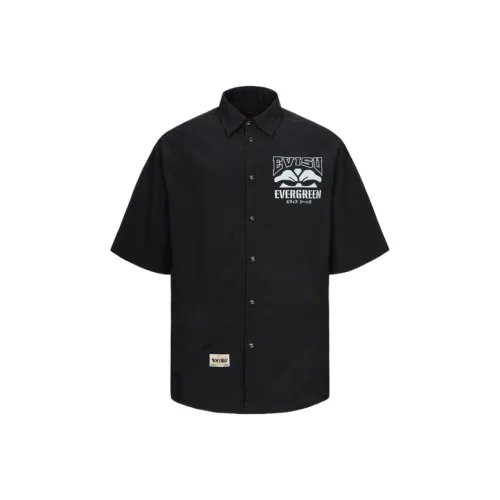 EVISU Мужские Черные Рубашки