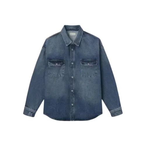 Рамка, синий, мужской, рубашки