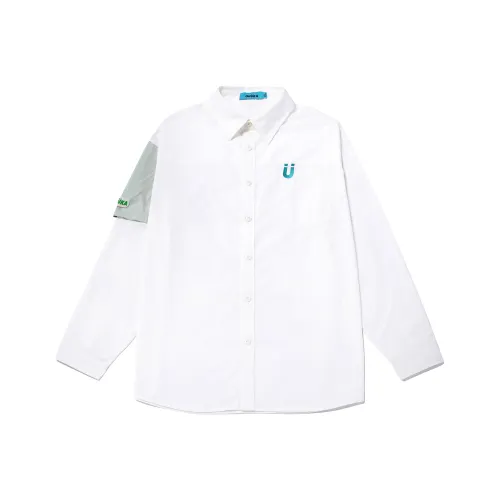 Guuka Белый Мужская Рубашка