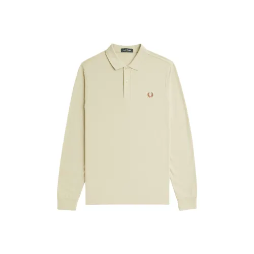 FRED PERRY Поло Мужское Овсяный