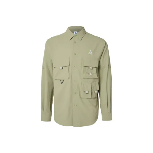 nike ACG Рубашка Мужская Оливково-зеленая