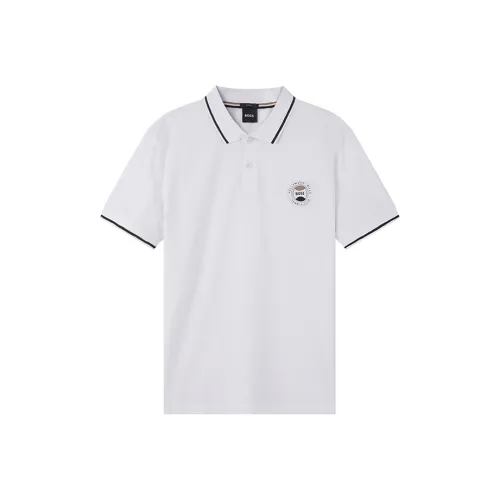 Hugo Boss Белая Мужская Поло