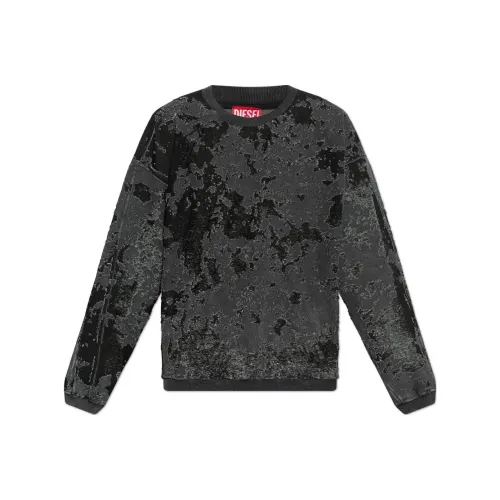 DIESEL Свитшот Мужской Темно-Серый