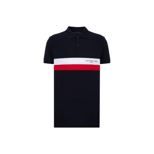Tommy Hilfiger Темно-синий Синий DW5 Мужская Поло