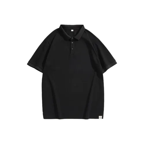 Hansca Повседневный Коммутирование Свободный крой Короткий рукав Поло Мужской