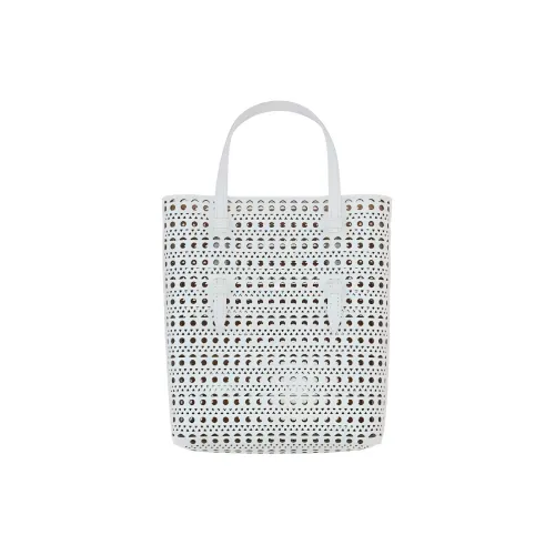 Alaia Кожа Тоут Сумка Сумка для покупок Сумка на плечо Сумка Women's White