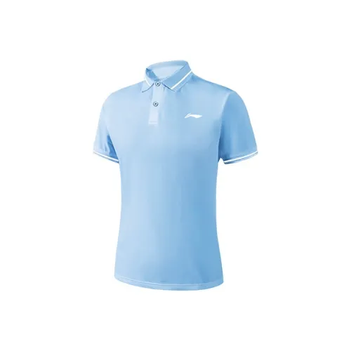 Поло с подкладкой мужской цвет тихий синий