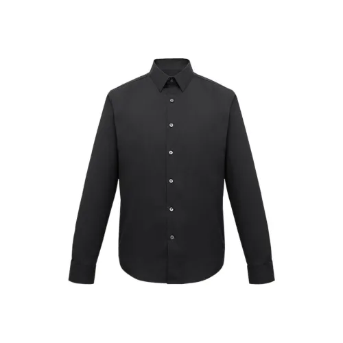 Теория Мужские Черные Рубашки