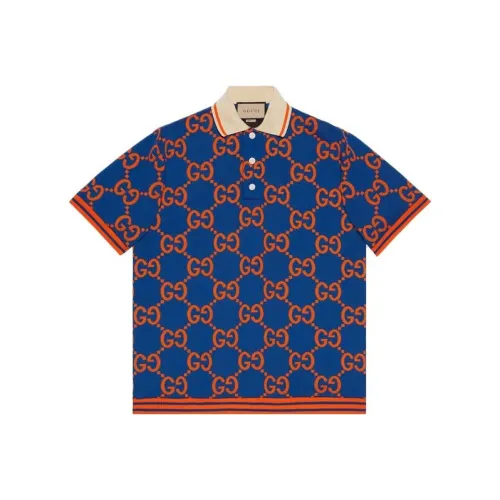 GUCCI Синий Мужская Поло