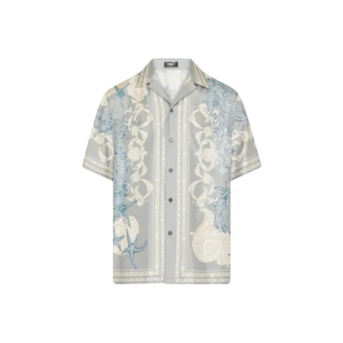 VERSACE Светло-синие Мужские Рубашки