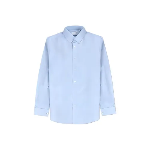 Burberry Рубашка Мужская Светло-Синяя