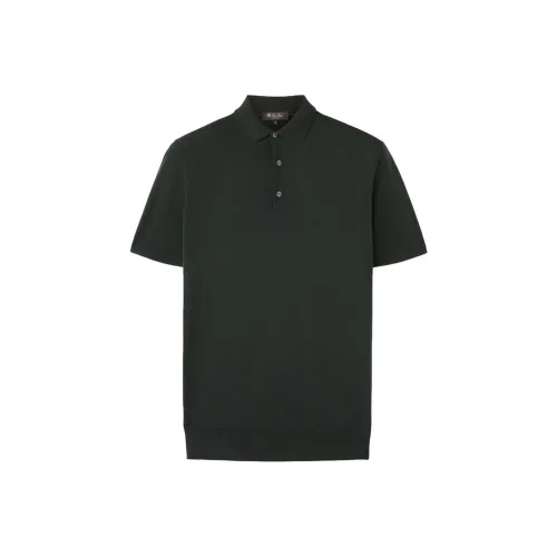 Loro Piana Мужская черная поло