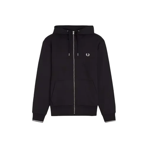 FRED PERRY Черные Мужские Свитшоты