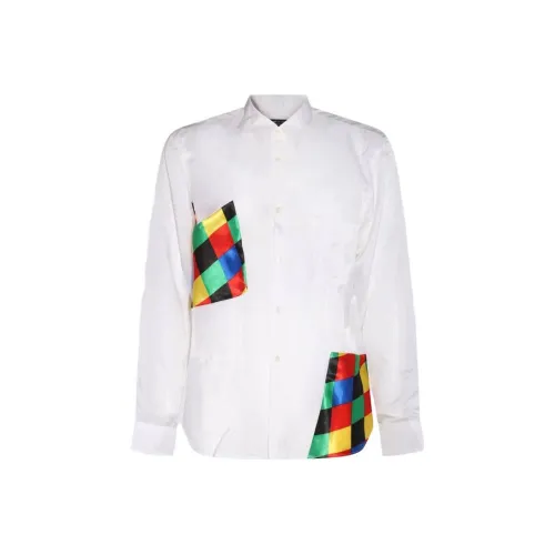 CDG Белая унисекс рубашка