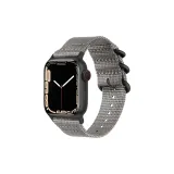 [Три-Кольцо Пряжка] Серый-Черный Застежка