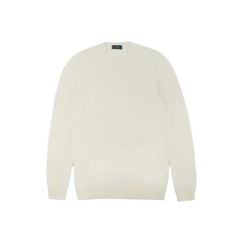 Zanone SS25 Толстовка Мужской Молочный Белый