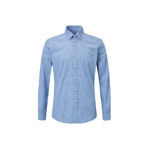 NAVIGARE Рубашка Мужская Темно-сапфировый Белый