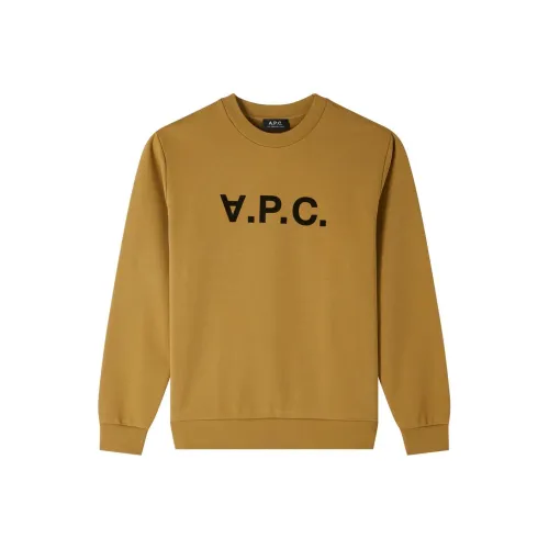 A.P.C FW24 Свитшот Унисекс Горчично-желтый