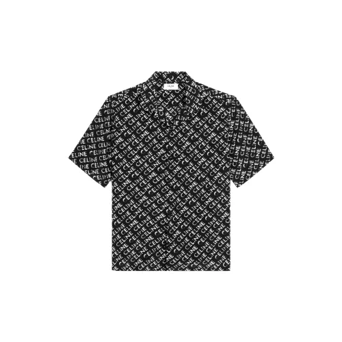 Celine Мужские Черные Рубашки