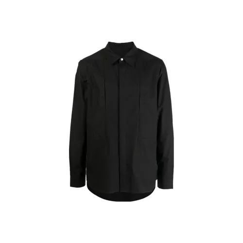 RICK OWENS совместная линия Мужские рубашки черного цвета