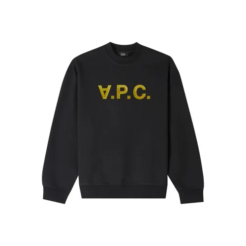 A.P.C FW24 Свитшот Унисекс Черный
