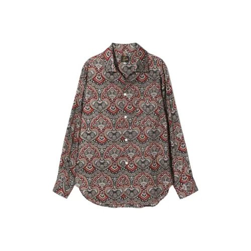 Needles Красный Унисекс Рубашки