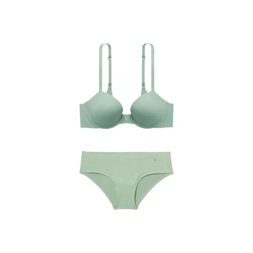 Victoria's Secret Комплект нижнего белья Женское Шалфейный зеленый