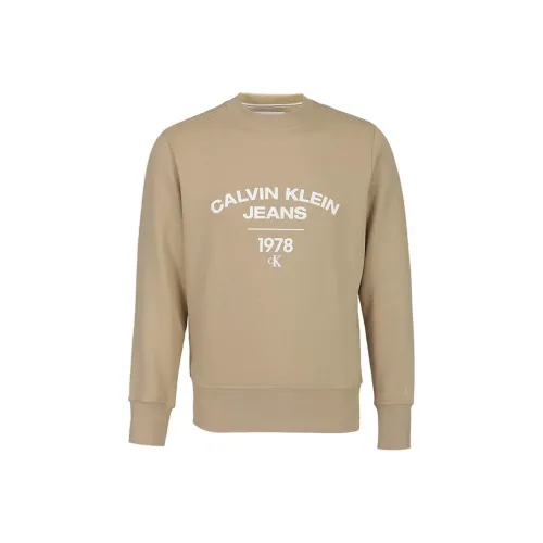 CALVIN KLEIN Толстовка Мужской Хаки