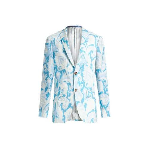 ETRO Бизнес-костюм Пальто Мужской Синий