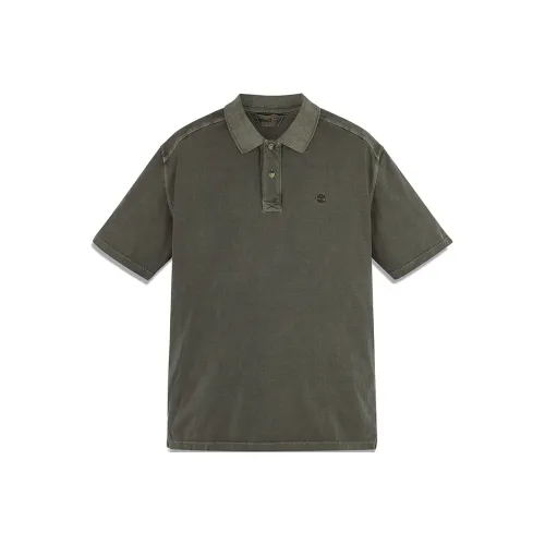 Timberland Поло Мужское Армейский Зеленый