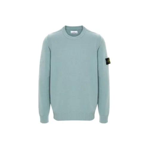 STONE ISLAND Свитшот Мужской Светло-Синий