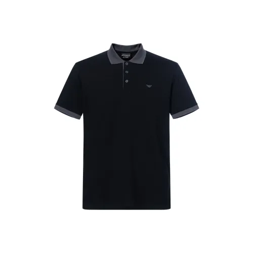 Emporio Armani SS24 Поло Мужское Черное
