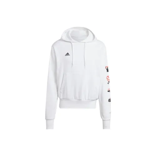 Adidas Sportswear Graphic Hoodie Gender Neutral Hoodie Unisex White