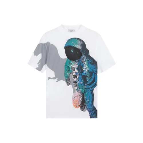 Valentino Белая Мужская T-Рубашка