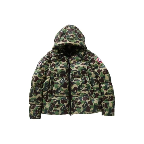 Canada Goose x BAPE совместный бренд FW23 пуховик PARKA пальто унисекс