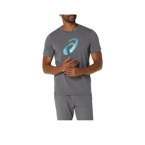 Asics T-Shirt Мужской Угольный Серый 022