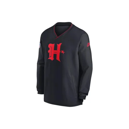 nike NFLHouston FW24 Texans Логотип Толстовка Мужской Синий