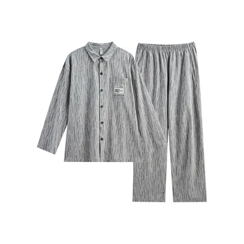 Peninsula City Пижамный комплект Мужской Светло-Серый