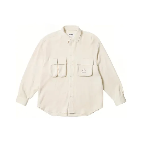 PALACE SS24 WAFFLE Рубашка Унисекс Белый