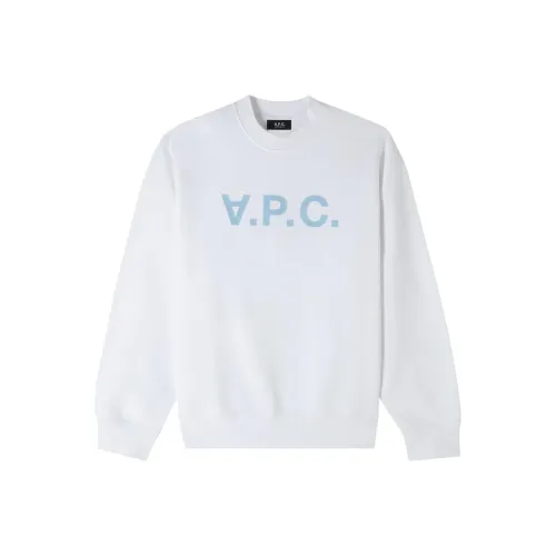 A.P.C FW24 Свитшот Унисекс Белый