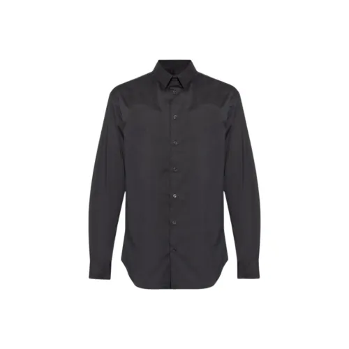 GIORGIO ARMANI Мужские черные рубашки