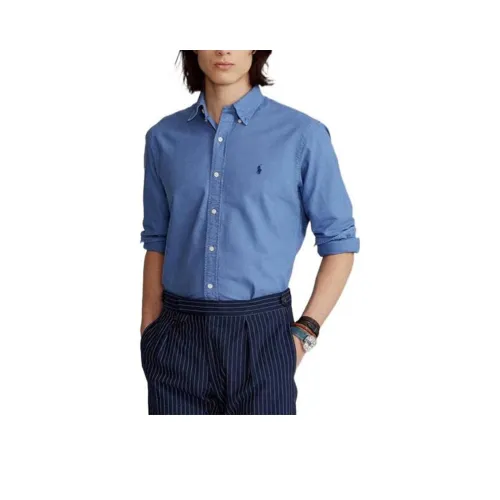 Polo Ralph Lauren FW24 Рубашка Мужская Синяя