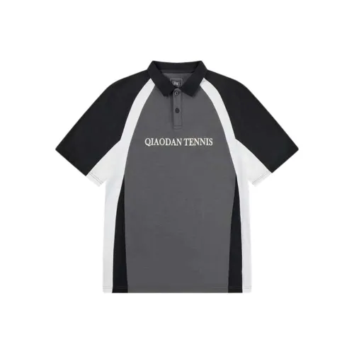 QIAODAN Dry Поло Мужское Песочный Серый Черный