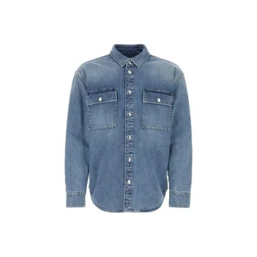 Bottega Veneta SS23 Рубашка 2 Мужская Синяя