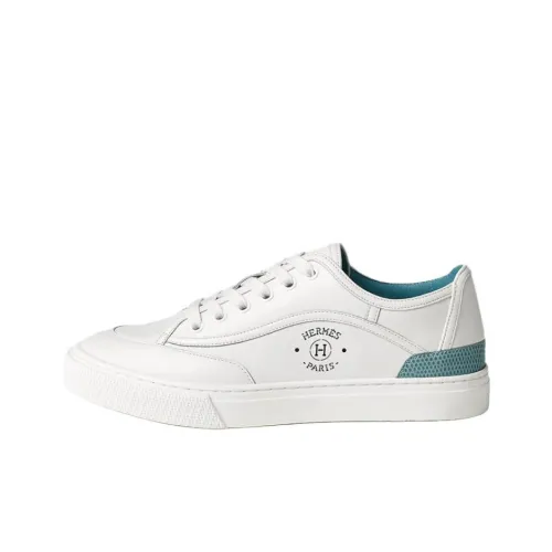 HERMES Get Low Топ Скейтборд Кроссовки Женские Белые