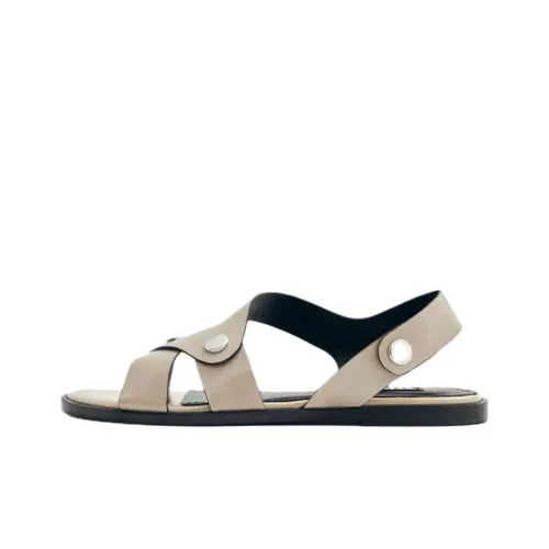 ALOHAS Mindy One Strap Sandals Women's Beige